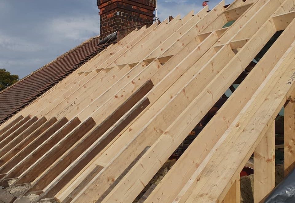 Loft Conversion in the process of being built