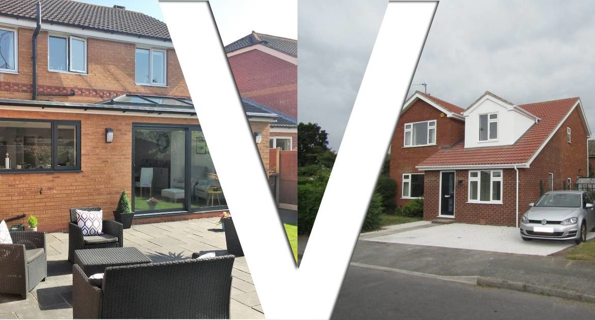 Loft conversion vs house extension