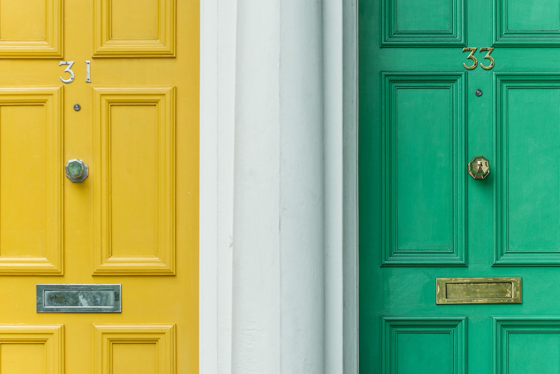 Maisonette front doors