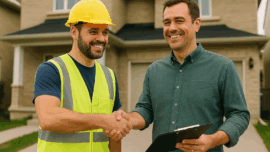 happy client and builder after following ck architectural build guide